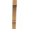 Ekena Millwork 4"W x 24"D x 30"H Balboa Rough Sawn Knee Brace, Western Red Cedar BRC04X24X30BOA00RWR - alternate 2